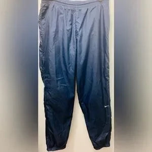 パンツ 90s Nike side full zip tech nylon pants Vintage 90s Nike Full Zip Side Navy Swishy Track Pants Bella